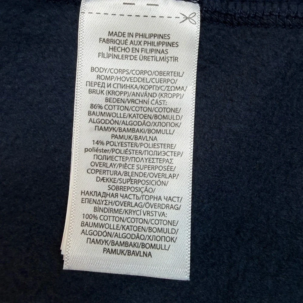 Polo Ralph Lauren Mens 4XLT Full Zip Hoodie Navy Blue Pony Logo Big & Tall NWOT